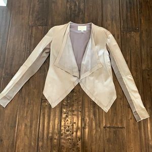 Hinge leather jacket